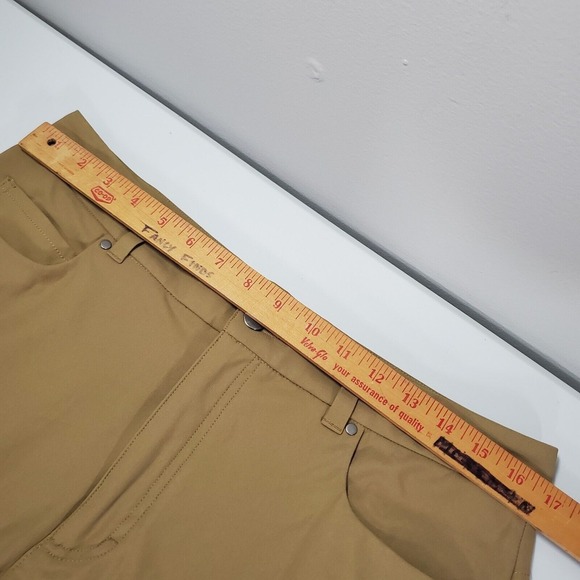 VRST Mens Commuter Pants 34x32 (Fits 33x30) Khaki Stretch Work Travel Casual - Picture 6 of 10